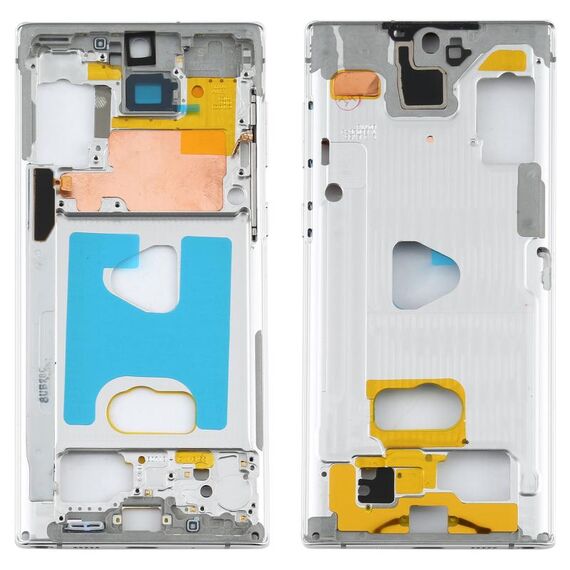 Per Samsung Galaxy Note10 5G SM-N971 Cornice con cornice centrale (argento)