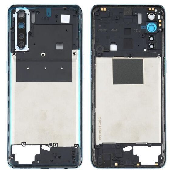 Per OPPO A91/F15 PCPM00 CPH2001 CPH2021 Cornice posteriore (Baby Blue)