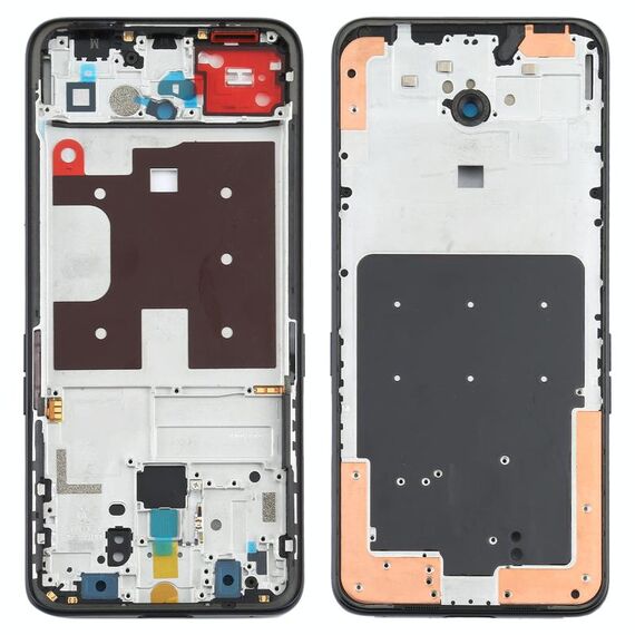 Per OPPO Reno2 Z/Reno2 F PCKM70 PCKT00 CPH1945 CPH1951 CPH1989 Alloggiamento frontale Cornice cornice LCD (Nero)