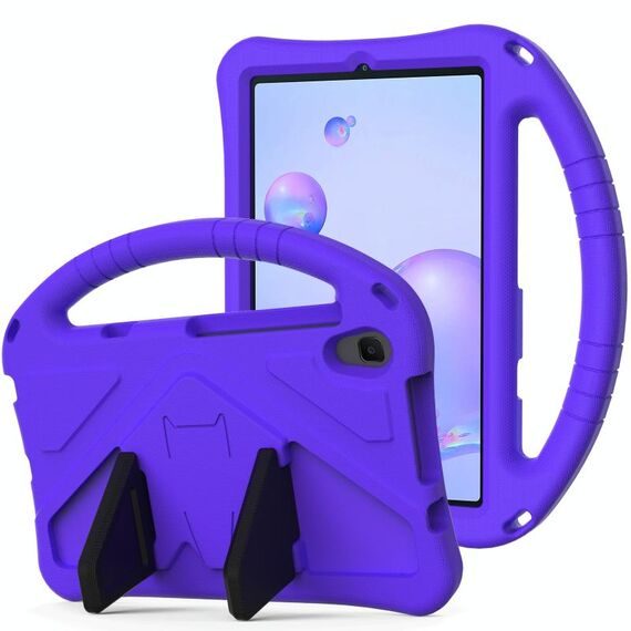 Custodia protettiva anti caduta per Galaxy Tab A 8.4 (2020) T307 EVA con supporto (viola)