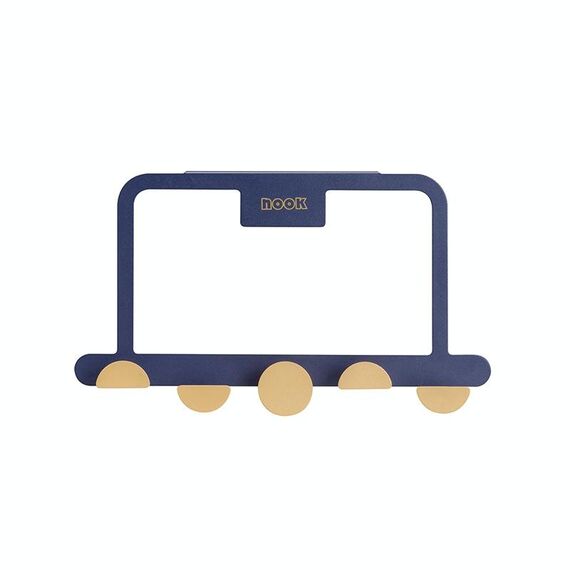 Porta in ferro gancio posteriore gancio appendiabiti gancio creativo bagno cucina gancio (blu)