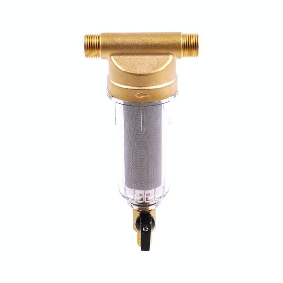 Home Cucina Acqua di rubinetto Controlavaggio Rame Prefiltro Filtro purificatore d'acqua per tutta la casa
