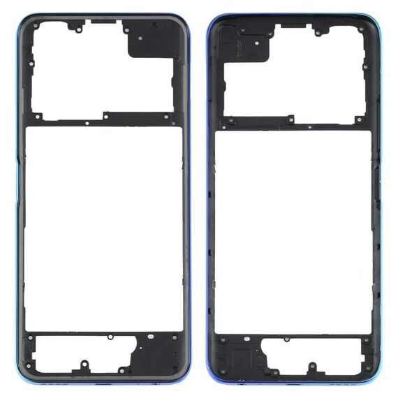 Per Vivo Y51s V2002A Cornice centrale con cornice (blu)
