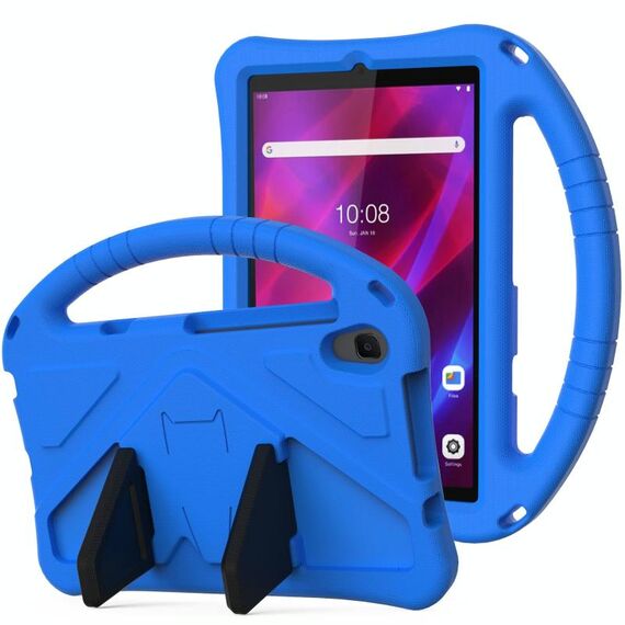 Per Lenovo Tab M8 TB-8505F / X (HD) / 8705 Guscio protettivo anti caduta piatto EVA con supporto (blu)