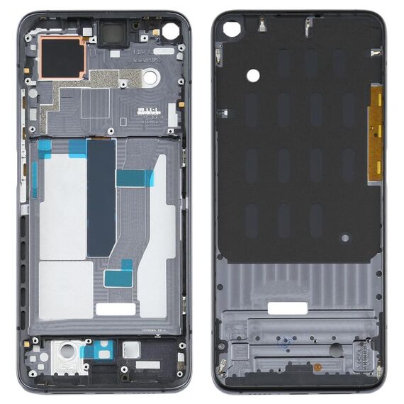 Piastra per cornice LCD alloggiamento anteriore per Xiaomi Mi 10T Pro 5G / Mi 10T 5G / Redmi K30S M2007J3SC M2007J3SY (nero)