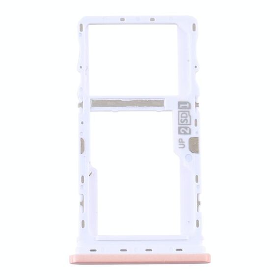 Vassoio scheda SIM + vassoio scheda SIM / vassoio scheda micro SD per Motorola Moto G9 Play / Moto G9 (India) (rosa)