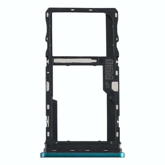 Vassoio scheda SIM + vassoio scheda SIM / vassoio scheda micro SD per Motorola Moto G9 Play / Moto G9 (India) (verde)