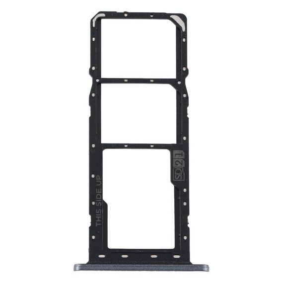 Vassoio scheda SIM + vassoio scheda SIM + vassoio scheda micro SD per Motorola Moto E6 Plus / Moto E6s (2020) / AGA0004 / PAGA0004IN / PAGA0033IN / PAGA0033 (grigio)