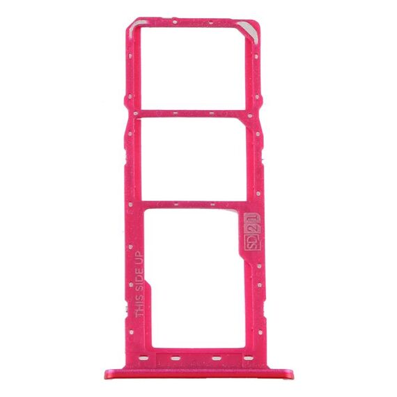 Vassoio scheda SIM + vassoio scheda SIM + vassoio scheda micro SD per Motorola Moto E6 Plus / Moto E6s (2020) / AGA0004 / PAGA0004IN / PAGA0033IN / PAGA0033 (rosso)