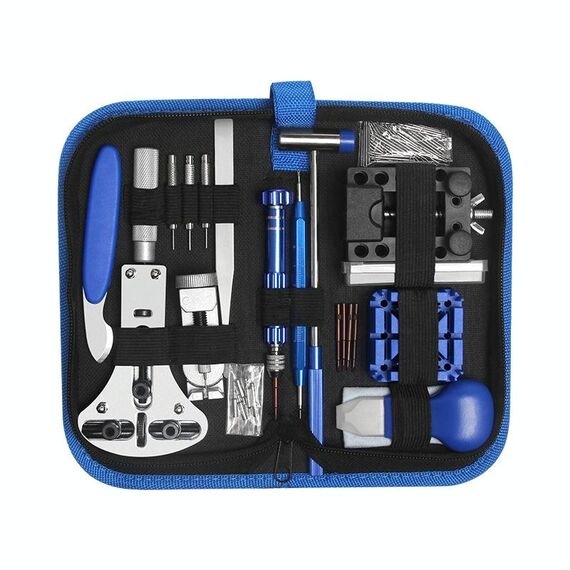 185 in 1 Set di strumenti per la riparazione dell'orologio Kit per lo smontaggio e la sostituzione della batteria