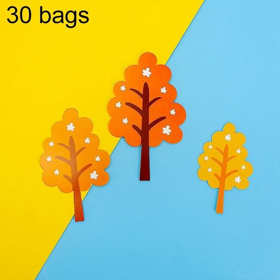 30 sacchetti albero foresta inserto torta inserto bandiera inserto bandiera decorazione cottura torta di compleanno inserto scheda decorazione torta (CP-494)