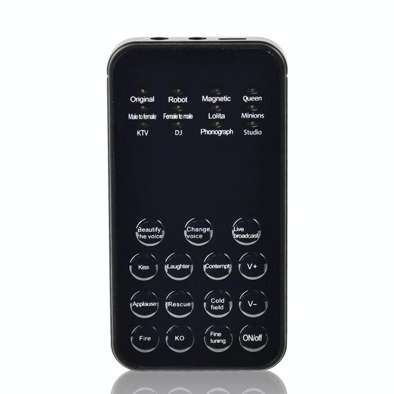 Mini cambia voce universale per schede audio per telefoni cellulari e computer
