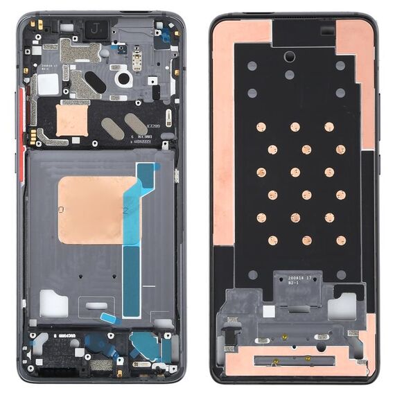 Piastra per cornice LCD con alloggiamento anteriore originale per Xiaomi Redmi K30 Ultra M2006J10C (nero)