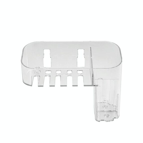 Scatola portaoggetti per trucco da toeletta in plastica con adesivo magico Scatola per organizzazione creativa casa trasparente, specifica: stile superficiale