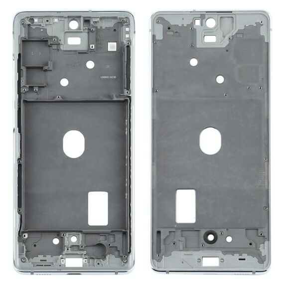 Per Samsung Galaxy S20 FE Cornice con cornice centrale (argento)