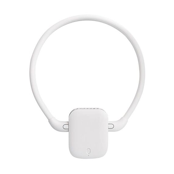 Ventilatore da collo appeso sportivo portatile USB G1 (bianco)