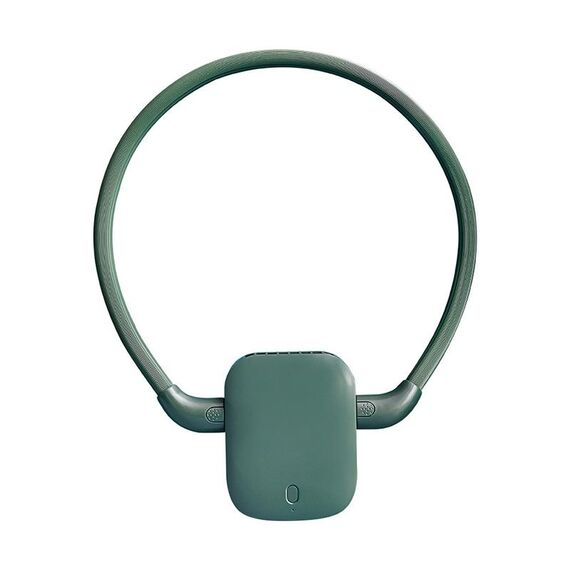 Ventilatore da collo appeso sportivo portatile USB G1 (verde scuro)