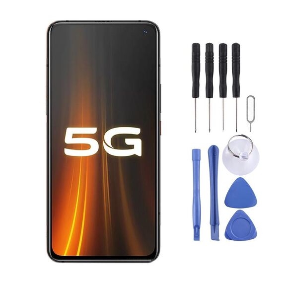 Schermo LCD AMOLED originale per Vivo iQOO 3 5G V1955A, I1927, I1928 con assemblaggio completo di digitalizzatore