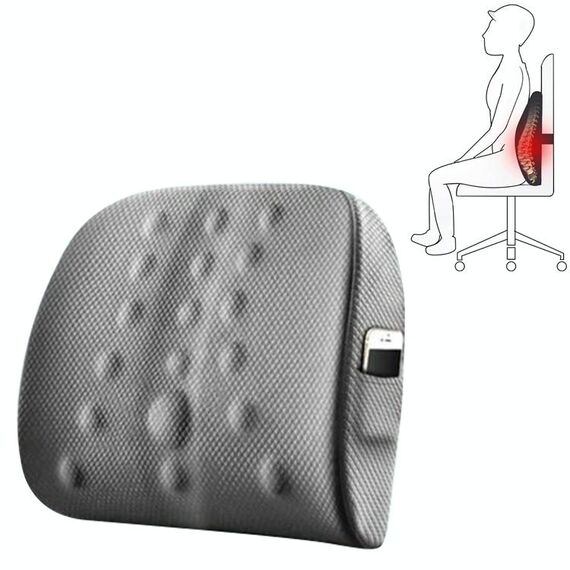 Cuscino lombare dell'ufficio cuscino di maternità cuscino auto lombare memory foam cuscino lombare, stile: 3D upgrade core (grigio)