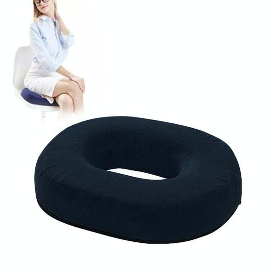 Slow Resilience Memory Foam Office Hip Pad dopo l'operazione di emorroidi Cuscino (nero)