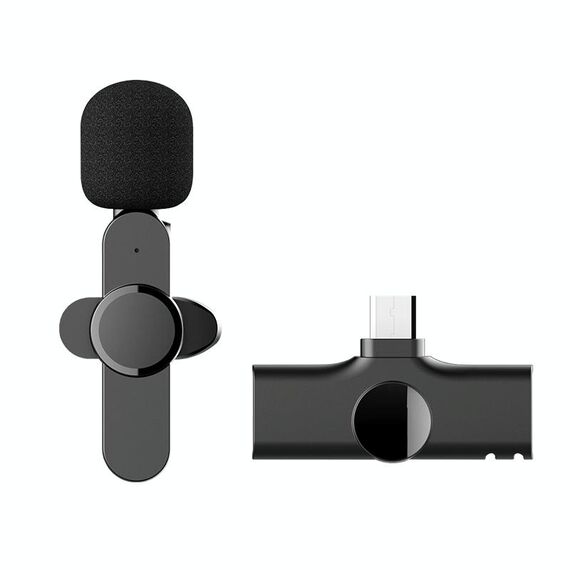 Interfaccia Type-C / USB-C Live Broadcast Microfono wireless Lavalier