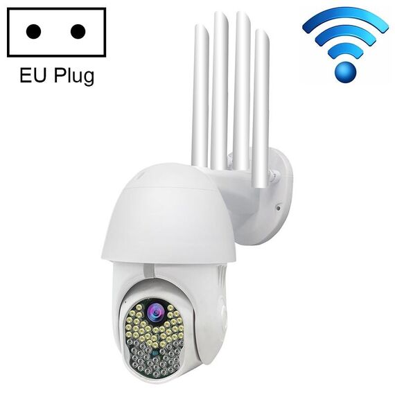 Telecamera IP WiFi da 20 milioni di pixel in pixel 1080P, supporto per visione notturna e rilevamento del movimento e rilevamento del movimento e carta intera a due vie, spina UE
