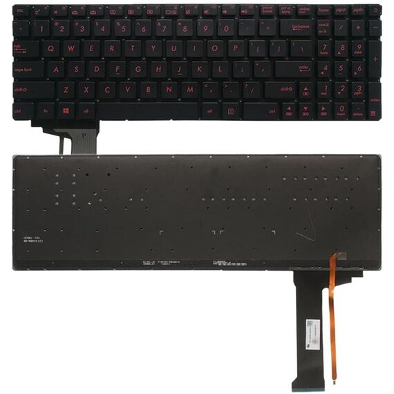 Tastiera della versione americana con retroilluminazione della tastiera per Asus GL552 GL552J GL552JX GL552J GL552JX GL552V GL552VL GL552V GL552VL GL552VW N552vw N552vx G771JM G771JW