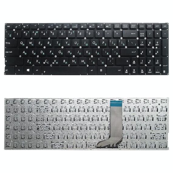 Tastiera RU versione per asus x556 x556u x556ua x556ub x556uf x556ub x556uf x556uj x556uq x556ur x556uv (nero)