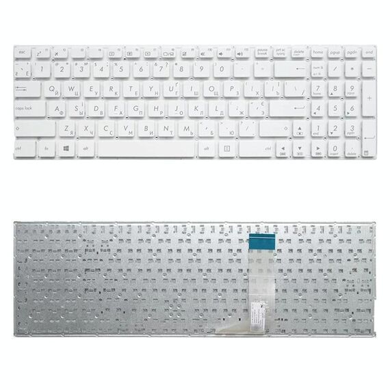 Tastiera RU versione per asus x556 x556u x556ua x556ub x556uf x556uj x556uq x556uj x556uq x556ur x556uv (bianco)