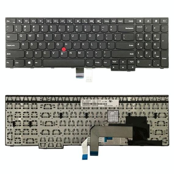 Tastiera della versione statunitense per Lenovo ThinkPad E550 E550C E555 E560 E565 Laptop 00hn074