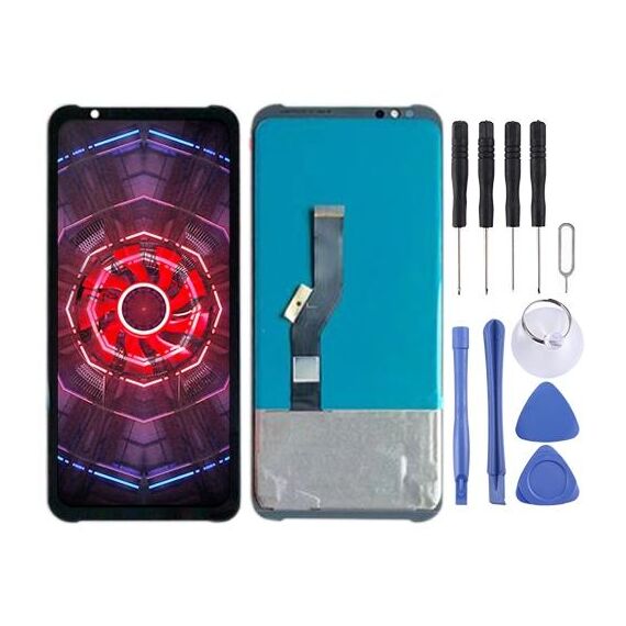 Schermo LCD AMOLED originale per ZTE Nubia Red Magic 3 / 3S NX629J con digitalizzatore assemblaggio completo (nero)