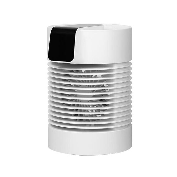 F22 Ufficio e home Regolazione dello schermo touch screen rotante Head Head Head Umidificazione USB Silent Fan (Bianco)