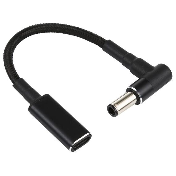 PD 100W 18.5-20V 6.0 x 0.6mm gomito al gomito a USB-C / tipo-c cavo treccia in nylon in nylon