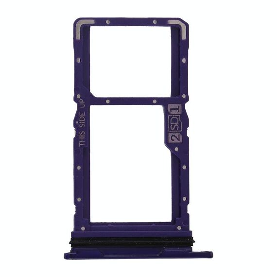 Vassoio della scheda SIM + vassoio della scheda SIM / vassoio della scheda micro SD per Motorola Moto G9 Power XT2091-3 (viola)