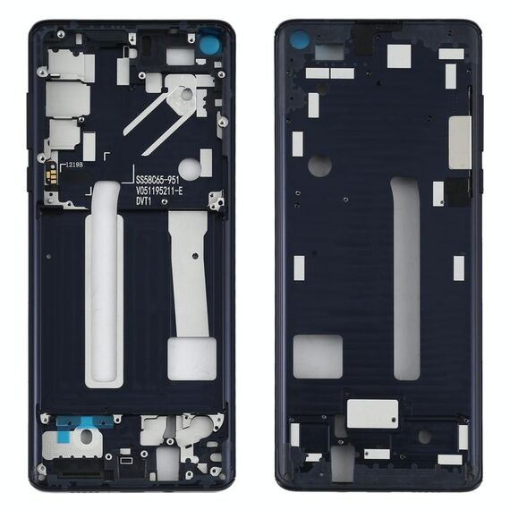 Piastra lunetta telaio centrale di ricambio per Motorola Edge XT2063-3 nero SPS1780B