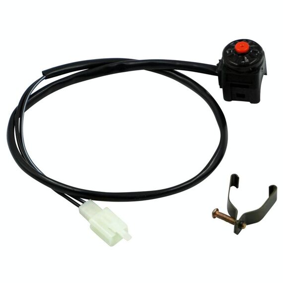 4 pezzi Modifica moto Accessori ATV Interruttore ATV Controllo del faro Guasto dell'alimentazione Avviare l'altoparlante Swogliaking Interruttore luminoso (rosso)