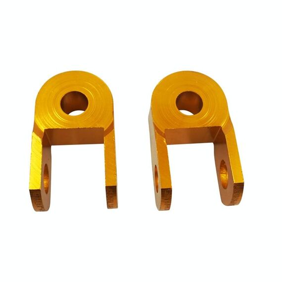 6 paia Moto Moto Electric Vehicle Accessori Accessori Piccolo Assorbimento d'antipasto in lega di alluminio CNC Ammortizzatore (oro)