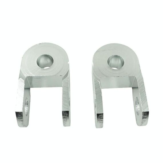 6 paia Moto Elettrico VEICOLO ACCESSORI DI MODIFICA PICCOLO ASSORBIMENTO DI ASSORBIMENTO DI ASSORTIMENTO DELL'ARABITORE DI ALLUMINIO CNC (argento)