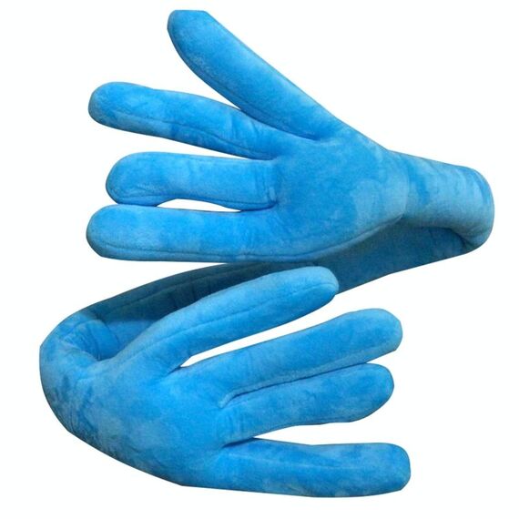 LC-07 Viaggi testa cuscino per auto poggiatesta ufficio pranzo cuscino da pranzo (cielo blu)