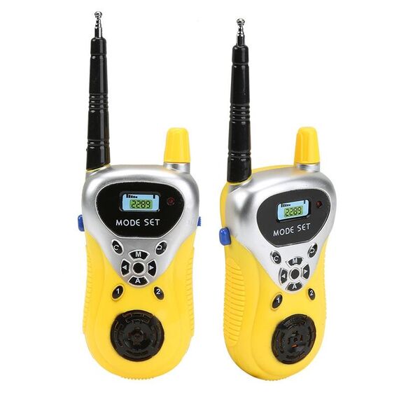 1 paio di call wireless intelligente walkie-talkie dialoghi remoto giocattoli per bambini interattivi (giallo)