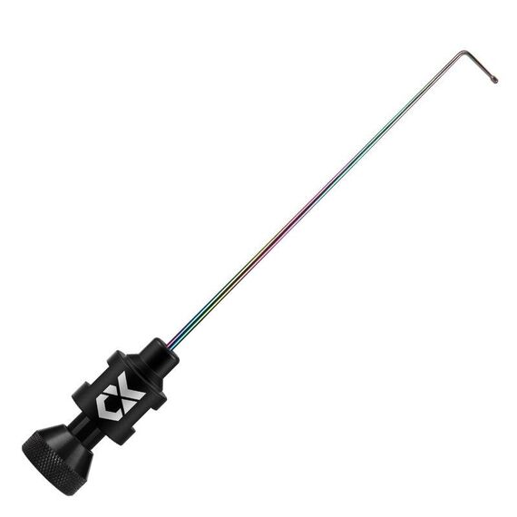 2 PCS CX Dispositivo di disaccoppiamento Ago in acciaio inox Ago in acciaio inox Piattaforma per pesca Pesca Pesca (4,0 mm Nero)