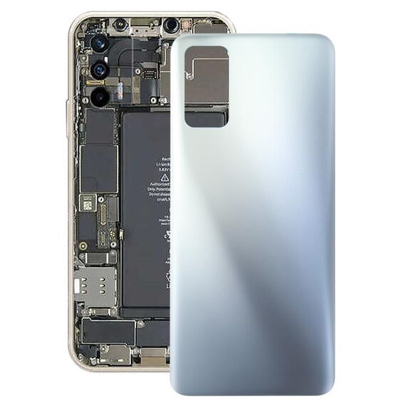 Per OPPO Realme V15 / Realme X7 (India) Coperchio posteriore batteria RMX3029 (argento)