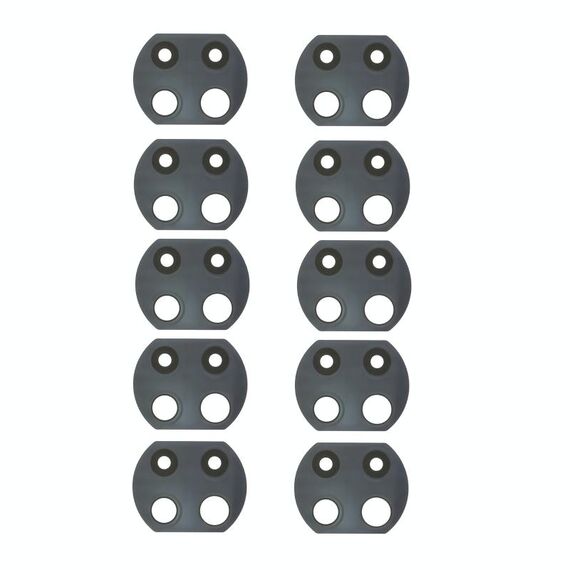 10 PZ Lente per fotocamera posteriore per Xiaomi Redmi Nota 9 Pro 5G M2007J17C