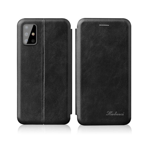Per Samsung Galaxy S21 Ultra 5G Caso magnetico in pelle magnetica con slot e supporto per carte (nero)