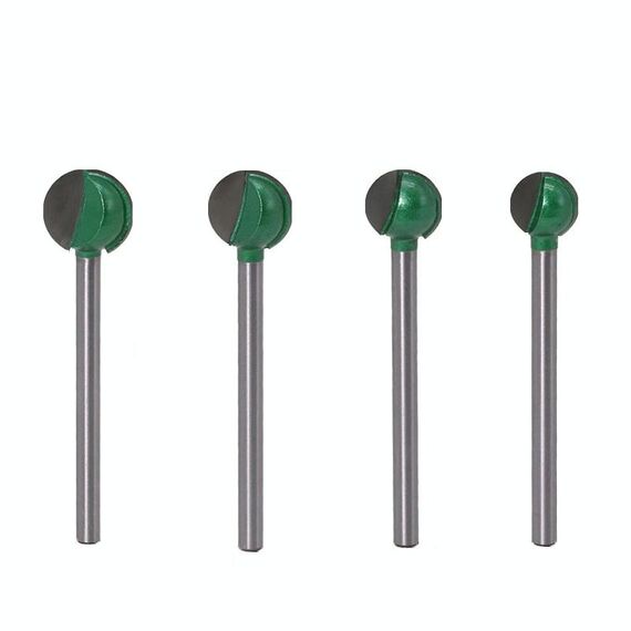 4 pz / set 6 maniglie estese sferico intaglio coltello lavorazione del legno maniglia di rettilineo