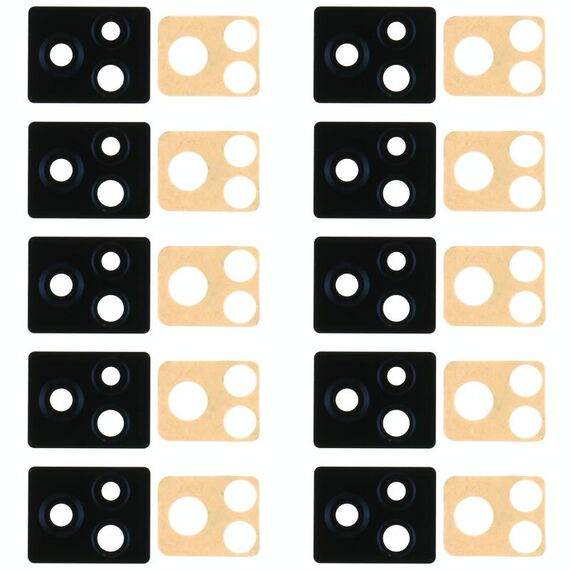 Per Vivo iQOO 7 V2049A Obiettivo per fotocamera posteriore da 10 pezzi