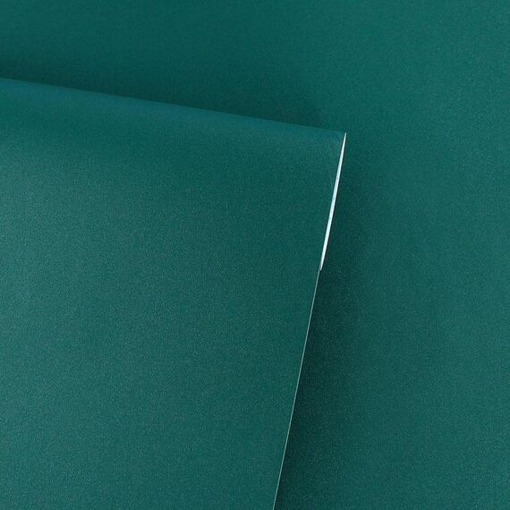 Carta da parati autoadesiva semplice da 0,6x3 m PVC addensato con colla Adesivi per asilo per bambini in tinta unita (verde inchiostro Y831)