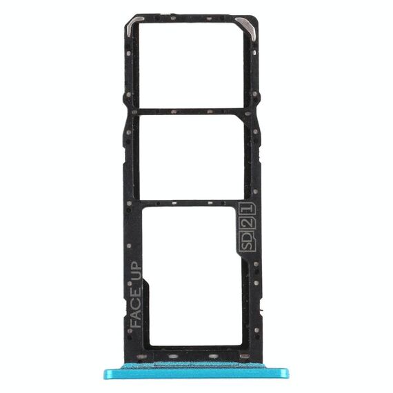 Vassoio della scheda SIM + vassoio della carta SIM + vassoio della scheda micro SD per Motorola Moto G8 Power Lite (verde)