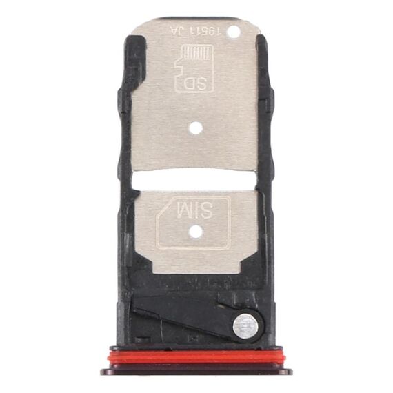 Vassoio della scheda SIM + vassoio della scheda micro SD per Motorola Moto Edge + (viola)