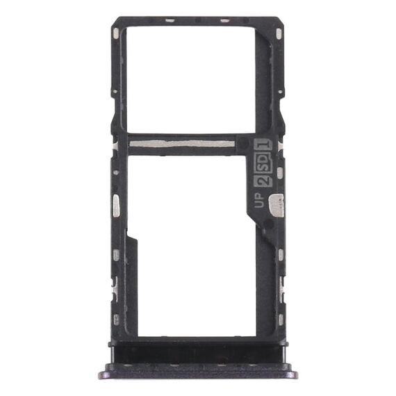 Vassoio della scheda SIM + vassoio della scheda SIM / vassoio di schede Micro SD per Motorola Moto G10 XT2127-2 (nero)